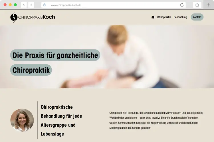 Chiropraxis Lotta Koch | Chiropraktik in München